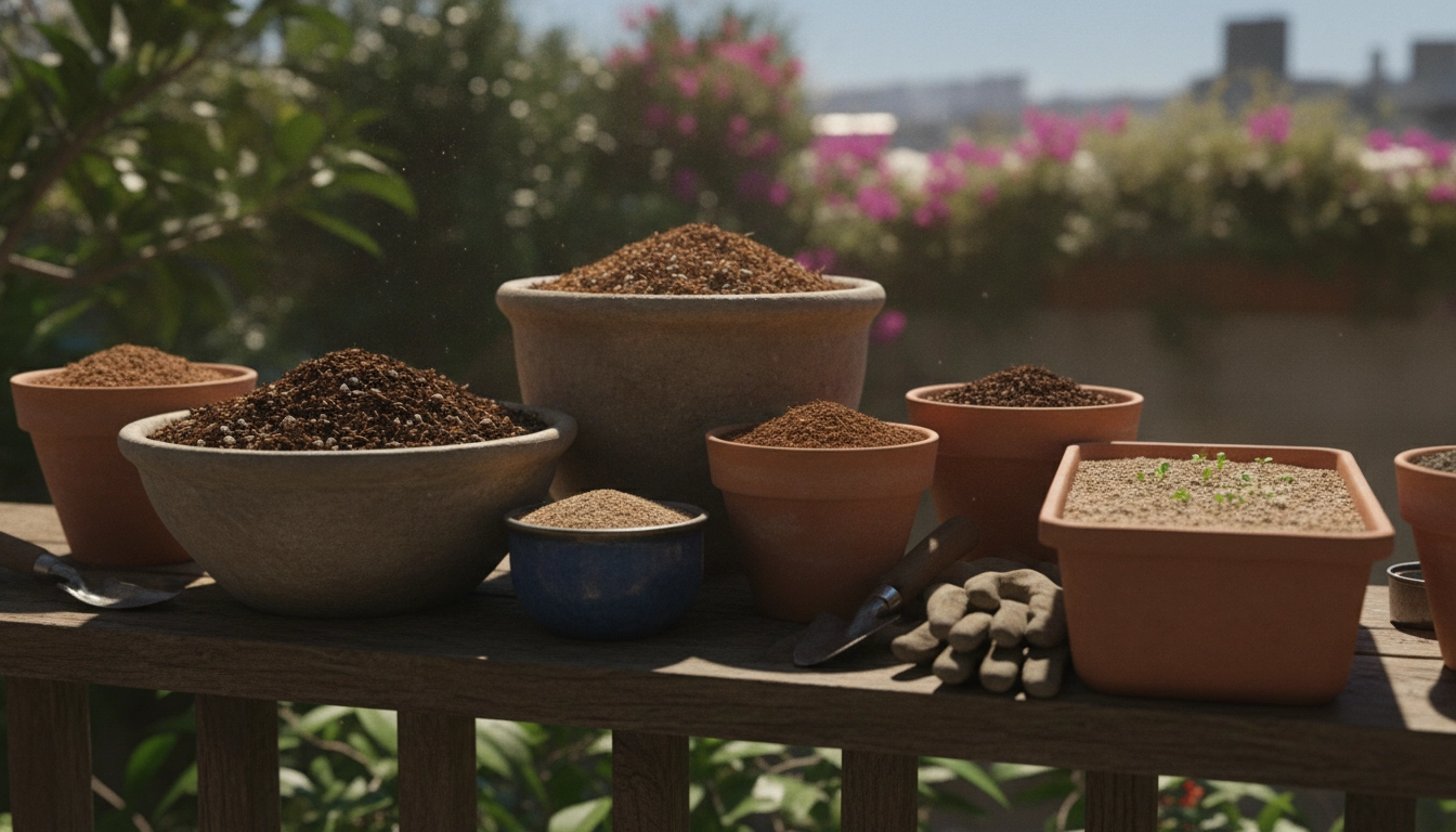 Conseils pour choisir terreau balcon selon taille et matière pot pour un jardin sain