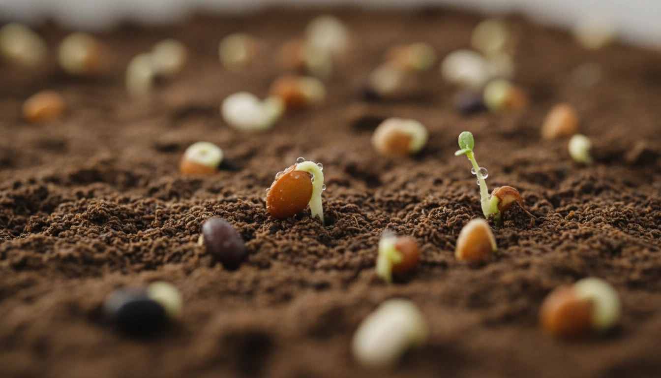 Gros plan sur la différence substrat semis substrat bouturage composition pour une germination optimale.