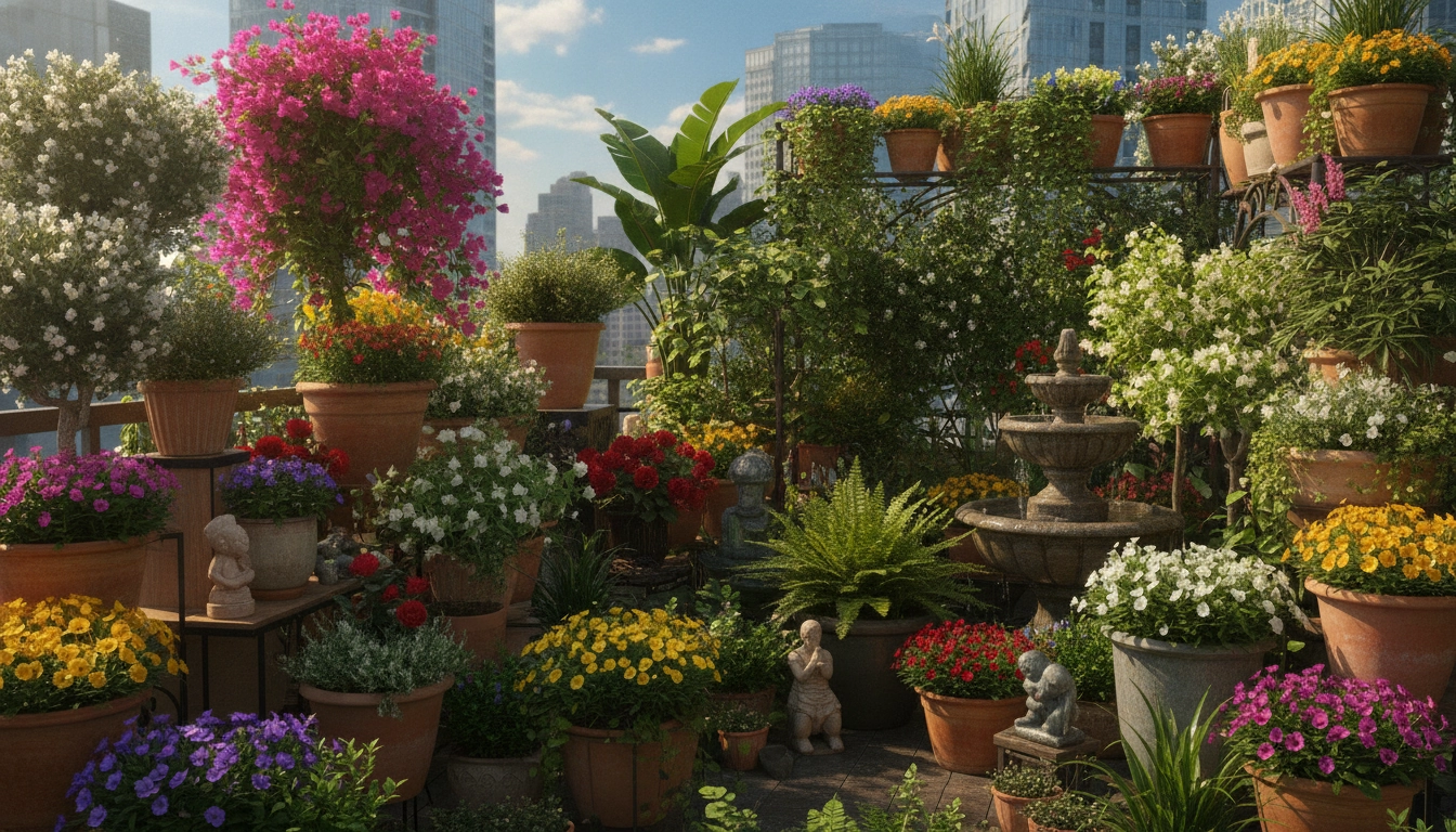 Un balcon fleuri et en bonne santé grâce à une bonne gestion des parasites