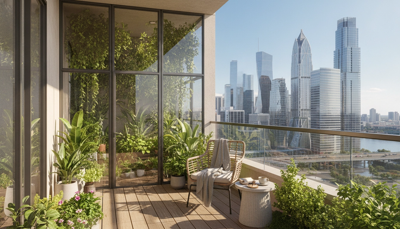 Aménagement pour utiliser une mini serre balcon quatre saisons jardinage urbain avec succès.